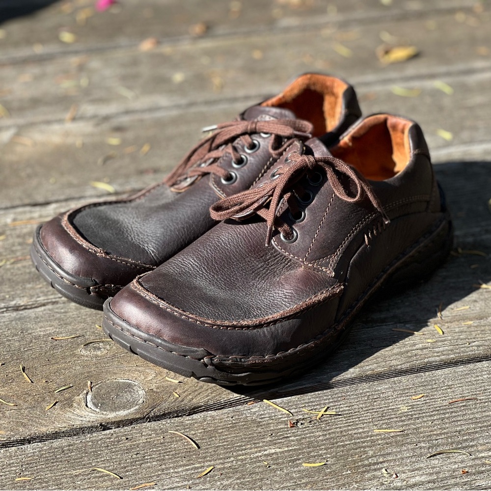 Josef Seibel Spirit of Nature Brown Size 42 eu Leather Lace Up Shoes